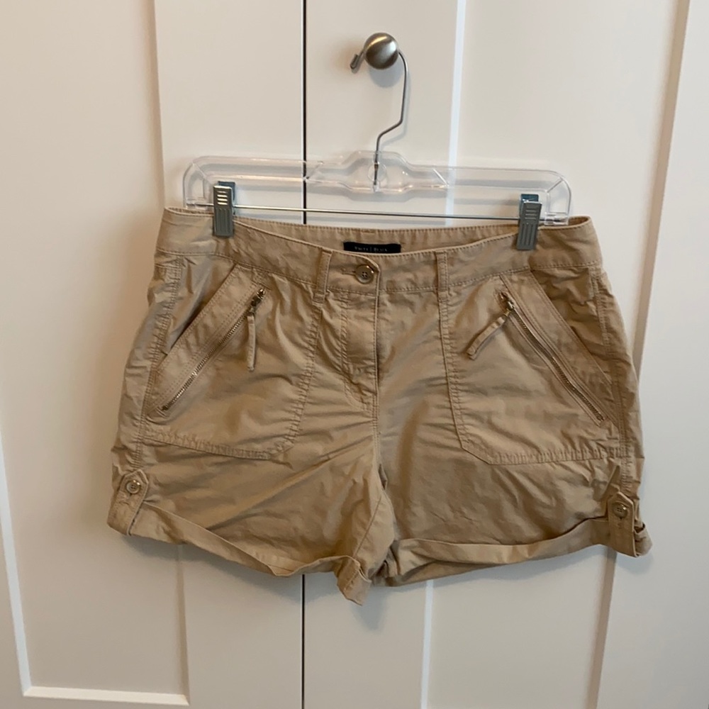 White House Black Market Tan Shorts